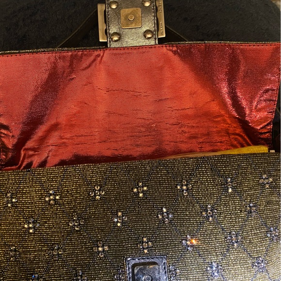 Fendi beaded baguette Metallic bag - Picture 5 of 16